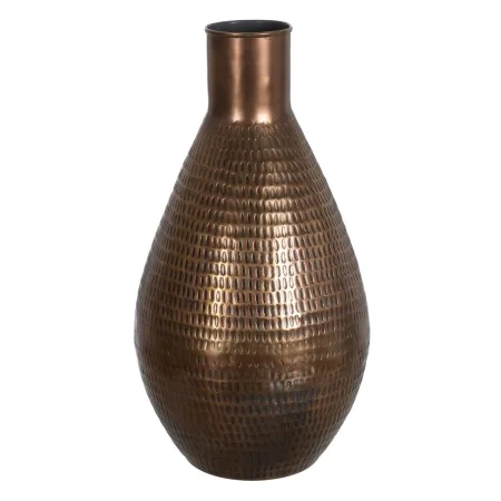 Jarrón Bronce Dorado Aluminio 30 x 30 x 56 cm de BigBuy Home, Jarrones - Ref: S8804744, Precio: 100,67 €, Descuento: %