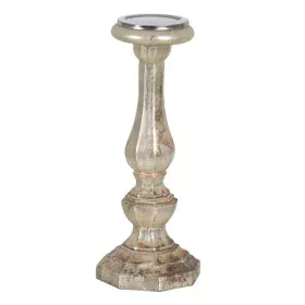 Bougeoir Blanc Verre 15 x 15 x 38 cm de BigBuy Home, Bougeoirs et chandeliers - Réf : S8804760, Prix : 35,08 €, Remise : %