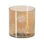 Castiçais Castanho Cristal Ø 15 cm 15 x 15 x 15 cm de BigBuy Home, Candelabros e suportes para velas - Ref: S8804763, Preço: ...