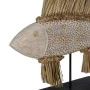 Figura Decorativa Branco Castanho Natural Peixe 70 x 12 x 53 cm de BigBuy Home, Adornos - Ref: S8804769, Preço: 75,85 €, Desc...