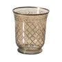 Candleholder Brown Crystal 15 x 15 x 18 cm by BigBuy Home, Candelabras and candle holders - Ref: S8804782, Price: 27,88 €, Di...