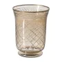 Candleholder Brown Crystal 18 x 18 x 23 cm by BigBuy Home, Candelabras and candle holders - Ref: S8804783, Price: 37,07 €, Di...