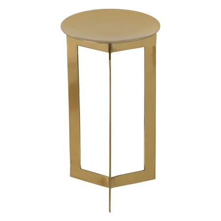 Portavelas Dorado Acero Inoxidable 16,5 x 16,5 x 29 cm de BigBuy Home, Candelabros y portavelas - Ref: S8804795, Precio: 35,3...