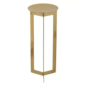 Bougeoir Doré Acier inoxydable 16,5 x 16,5 x 38,5 cm de BigBuy Home, Bougeoirs et chandeliers - Réf : S8804796, Prix : 39,37 ...