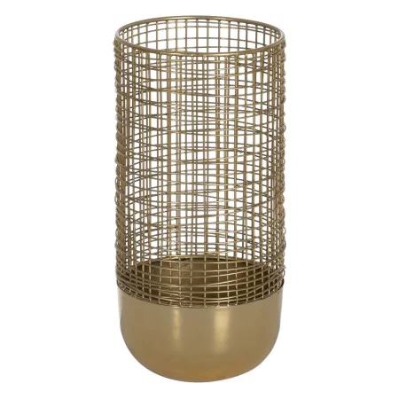 Vase Golden Iron 15 x 15 x 30 cm by BigBuy Home, Vases - Ref: S8804798, Price: 37,16 €, Discount: %