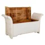 Banc Alexandra House Living Blanc Coton Bois de manguier 42 x 63 x 120 cm de Alexandra House Living, Bancs - Réf : D1631211, ...