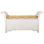 Banc Alexandra House Living Blanc Coton Bois de manguier 42 x 63 x 120 cm de Alexandra House Living, Bancs - Réf : D1631211, ...