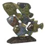 Figurine Décorative Bleu Marron Vert Poissons 60 x 11,5 x 52 cm de BigBuy Home, Objets de décoration - Réf : S8804805, Prix :...