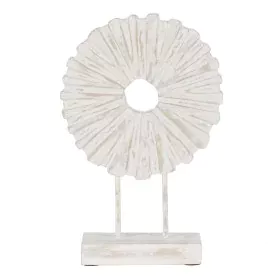 Escultura Blanco Beige Madera de mango 25,5 x 9,5 x 37 cm de BigBuy Home, Esculturas - Ref: S8804808, Precio: 40,55 €, Descue...