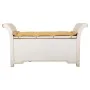 Bench Alexandra House Living White Cotton Mango wood 42 x 63 x 120 cm by Alexandra House Living, Benches - Ref: D1631211, Pri...