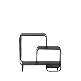 Estantes Preto Ferro 72 x 30 x 68 cm de BigBuy Home, Unidades de estantes - Ref: S8804831, Preço: 90,25 €, Desconto: %