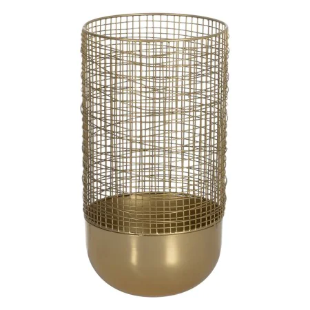 Vase Golden Iron 21 x 21 x 40 cm by BigBuy Home, Vases - Ref: S8804833, Price: 57,75 €, Discount: %