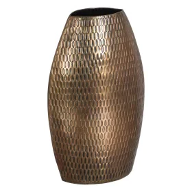 Vase Golden Aluminium 10 x 21 x 33 cm by BigBuy Home, Vases - Ref: S8804834, Price: 43,16 €, Discount: %