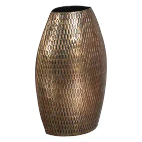 Jarrón Dorado Aluminio 10 x 21 x 33 cm de BigBuy Home, Jarrones - Ref: S8804834, Precio: 43,50 €, Descuento: %