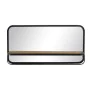 Miroir mural Noir Verre 80 x 14 x 40 cm de BigBuy Home, Miroirs muraux - Réf : S8804842, Prix : 101,54 €, Remise : %