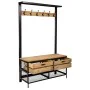 Eingangsbereich Alexandra House Living natürlich Eisen Mango-Holz 40 x 166 x 100 cm von Alexandra House Living, Tische - Ref:...