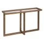 Console Naturel Verre trempé Bois d'épicéa 120 x 33 x 75 cm de BigBuy Home, Tables - Réf : S8804844, Prix : 195,12 €, Remise : %