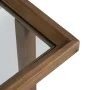 Console Natural Tempered Glass Fir wood 120 x 33 x 75 cm by BigBuy Home, Tables - Ref: S8804844, Price: 195,12 €, Discount: %