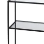 Shelves Black Crystal Iron 110 x 26 x 74 cm by BigBuy Home, Standing Shelf Units - Ref: S8804851, Price: 173,08 €, Discount: %