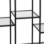 Shelves Black Crystal Iron 110 x 26 x 74 cm by BigBuy Home, Standing Shelf Units - Ref: S8804851, Price: 173,08 €, Discount: %