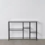 Shelves Black Crystal Iron 110 x 26 x 74 cm by BigBuy Home, Standing Shelf Units - Ref: S8804851, Price: 173,08 €, Discount: %