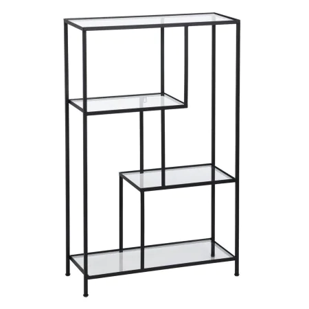 Shelves Black Crystal Iron 65 x 25 x 110 cm by BigBuy Home, Standing Shelf Units - Ref: S8804852, Price: 131,78 €, Discount: %