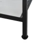 Étagère Noir Verre Fer 65 x 25 x 110 cm de BigBuy Home, Étagères verticales - Réf : S8804852, Prix : 131,78 €, Remise : %