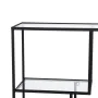 Shelves Black Crystal Iron 65 x 25 x 110 cm by BigBuy Home, Standing Shelf Units - Ref: S8804852, Price: 131,78 €, Discount: %