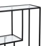 Étagère Noir Verre Fer 65 x 25 x 110 cm de BigBuy Home, Étagères verticales - Réf : S8804852, Prix : 131,78 €, Remise : %