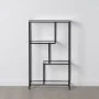 Shelves Black Crystal Iron 65 x 25 x 110 cm by BigBuy Home, Standing Shelf Units - Ref: S8804852, Price: 131,78 €, Discount: %