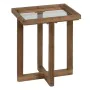 Side table Natural Tempered Glass Fir wood 50 x 38 x 60 cm by BigBuy Home, Tables - Ref: S8804858, Price: 121,41 €, Discount: %