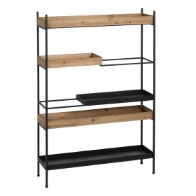 Shelves Brown Black Wood Iron 85 x 26 x 130 cm by BigBuy Home, Standing Shelf Units - Ref: S8804859, Price: 186,53 €, Discoun...