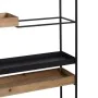 Étagère Marron Noir Bois Fer 85 x 26 x 130 cm de BigBuy Home, Étagères verticales - Réf : S8804859, Prix : 196,98 €, Remise : %