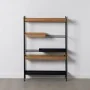 Shelves Brown Black Wood Iron 85 x 26 x 130 cm by BigBuy Home, Standing Shelf Units - Ref: S8804859, Price: 196,98 €, Discoun...