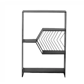 Shelves Black Iron 80 x 35 x 120 cm by BigBuy Home, Standing Shelf Units - Ref: S8804861, Price: 164,75 €, Discount: %