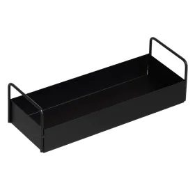 Tray Black Iron 33 x 12 x 9 cm by BigBuy Home, Plates and dishes - Ref: S8804866, Price: 10,65 €, Discount: %