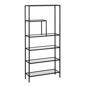 Shelves Black Crystal Iron 70 x 23 x 161 cm by BigBuy Home, Standing Shelf Units - Ref: S8804879, Price: 163,89 €, Discount: %