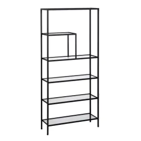 Shelves Black Crystal Iron 70 x 23 x 161 cm by BigBuy Home, Standing Shelf Units - Ref: S8804879, Price: 173,08 €, Discount: %