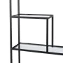 Étagère Noir Verre Fer 70 x 23 x 161 cm de BigBuy Home, Étagères verticales - Réf : S8804879, Prix : 163,89 €, Remise : %