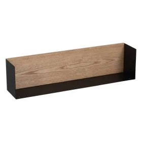 Estantes Castanho Preto Madeira Ferro 60 x 12 x 15 cm de BigBuy Home, Unidades de estantes - Ref: S8804880, Preço: 19,74 €, D...