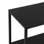 Consola Preto Natural Ferro Madeira MDF 122,5 x 22,5 x 75 cm de BigBuy Home, Jogos de móveis - Ref: S8804886, Preço: 218,53 €...