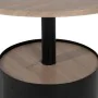 Centre Table Black Natural Iron MDF Wood 65 x 65 x 37,5 cm by BigBuy Home, Tables - Ref: S8804887, Price: 130,27 €, Discount: %