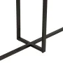 Console Noir Naturel Fer Verre trempé Bois d'épicéa 134 x 32 x 83 cm de BigBuy Home, Tables - Réf : S8804903, Prix : 275,50 €...