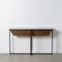 Console Black Natural Iron Tempered Glass Fir wood 134 x 32 x 83 cm by BigBuy Home, Tables - Ref: S8804903, Price: 275,50 €, ...