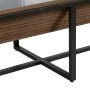 Table Basse Noir Naturel Fer Bois d'épicéa 120 x 60 x 43,5 cm de BigBuy Home, Tables - Réf : S8804904, Prix : 258,52 €, Remis...