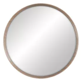 Miroir mural Beige Naturel 54 x 6,8 x 54 cm de BigBuy Home, Miroirs muraux - Réf : S8804905, Prix : 127,55 €, Remise : %