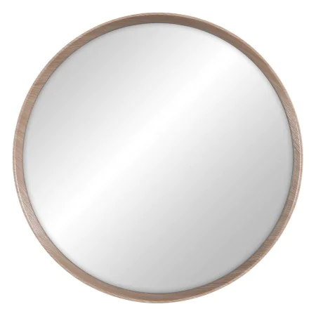 Wall mirror Beige Natural 54 x 6,8 x 54 cm by BigBuy Home, Wall-Mounted Mirrors - Ref: S8804905, Price: 132,86 €, Discount: %