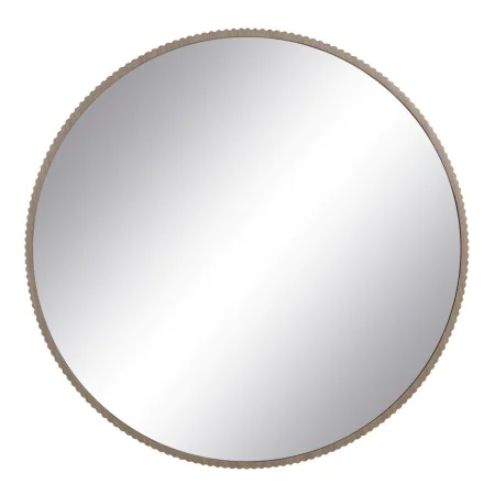 Wall mirror Natural Crystal MDF Wood 89,5 x 4,5 x 89,5 cm by BigBuy Home, Wall-Mounted Mirrors - Ref: S8804920, Price: 212,74...