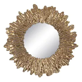 Espejo de pared Dorado Cristal Hierro 75 x 5 x 75 cm de BigBuy Home, Espejos de pared - Ref: S8804935, Precio: 70,49 €, Descu...