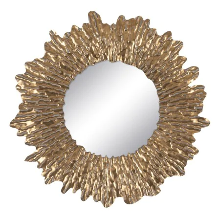 Miroir mural Doré Verre Fer 75 x 5 x 75 cm de BigBuy Home, Miroirs muraux - Réf : S8804935, Prix : 70,49 €, Remise : %